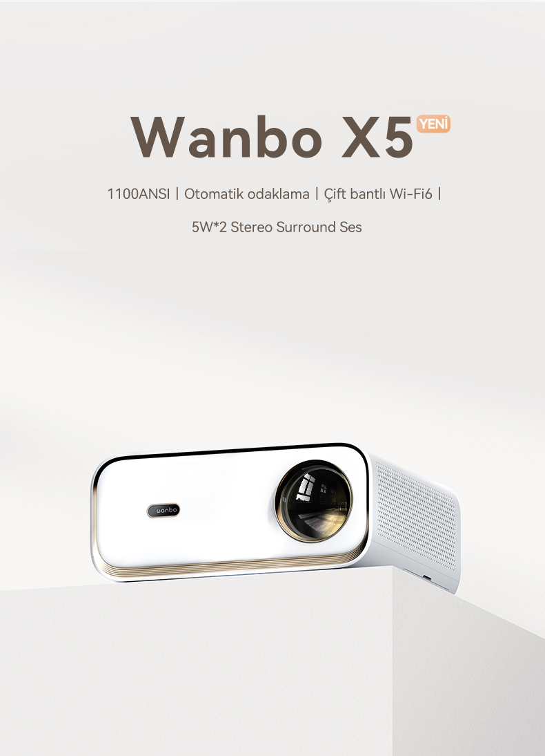 Wanbo x5 projeksiyon cihazi