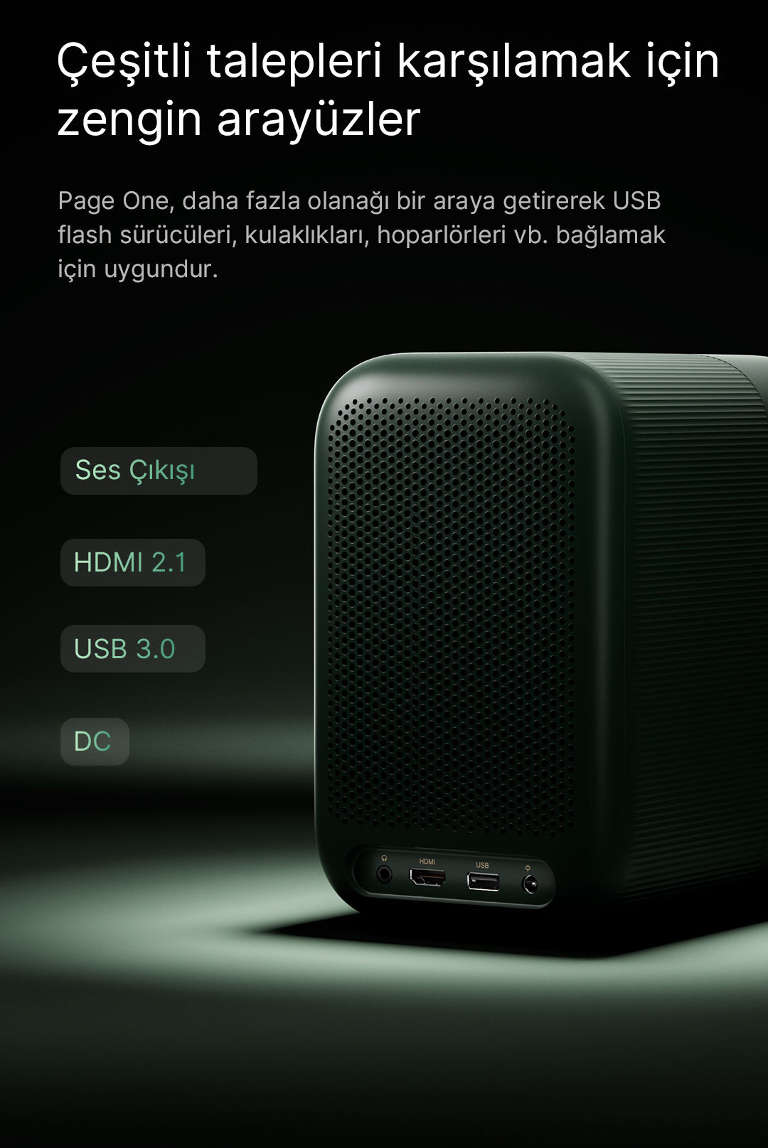 zengin arayuz hdmi usb 19