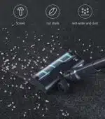 Viomi A9 Kablosuz Dikey Şarjlı Süpürge'nin (Viomi Türkiye Garantili) halı üzerindeki görüntüsü.
