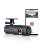 70Mai 1S D06 Akıllı Araç İçi Kamera - 130° Geniş Açı Lens -1080p -Sesli Kontrol - Global Versiyon kamera ve yanında telefon ile.