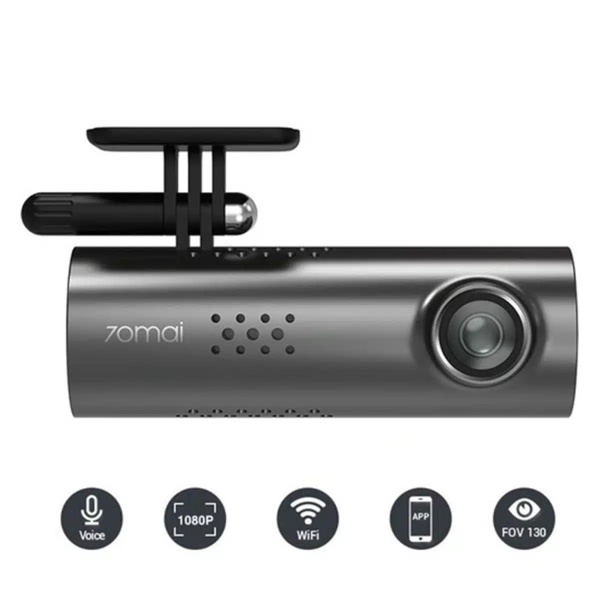 70Mai 1S D06 Akıllı Araç İçi Kamera - 130° Geniş Açı Lens -1080p -Sesli Kontrol - Global Versiyon gösterilmektedir.