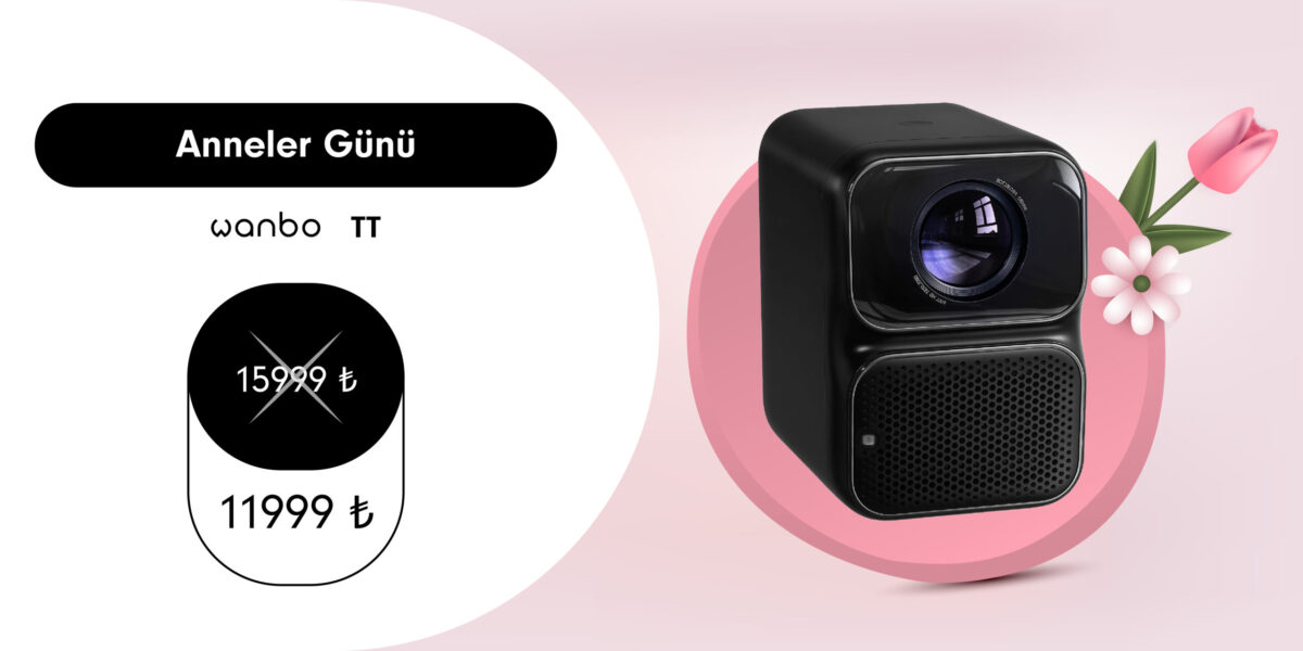 10Noo Digital Wanbo TT Projeksiyon Cihazı Anneler Günü Kampanyası İndirimli fiyat