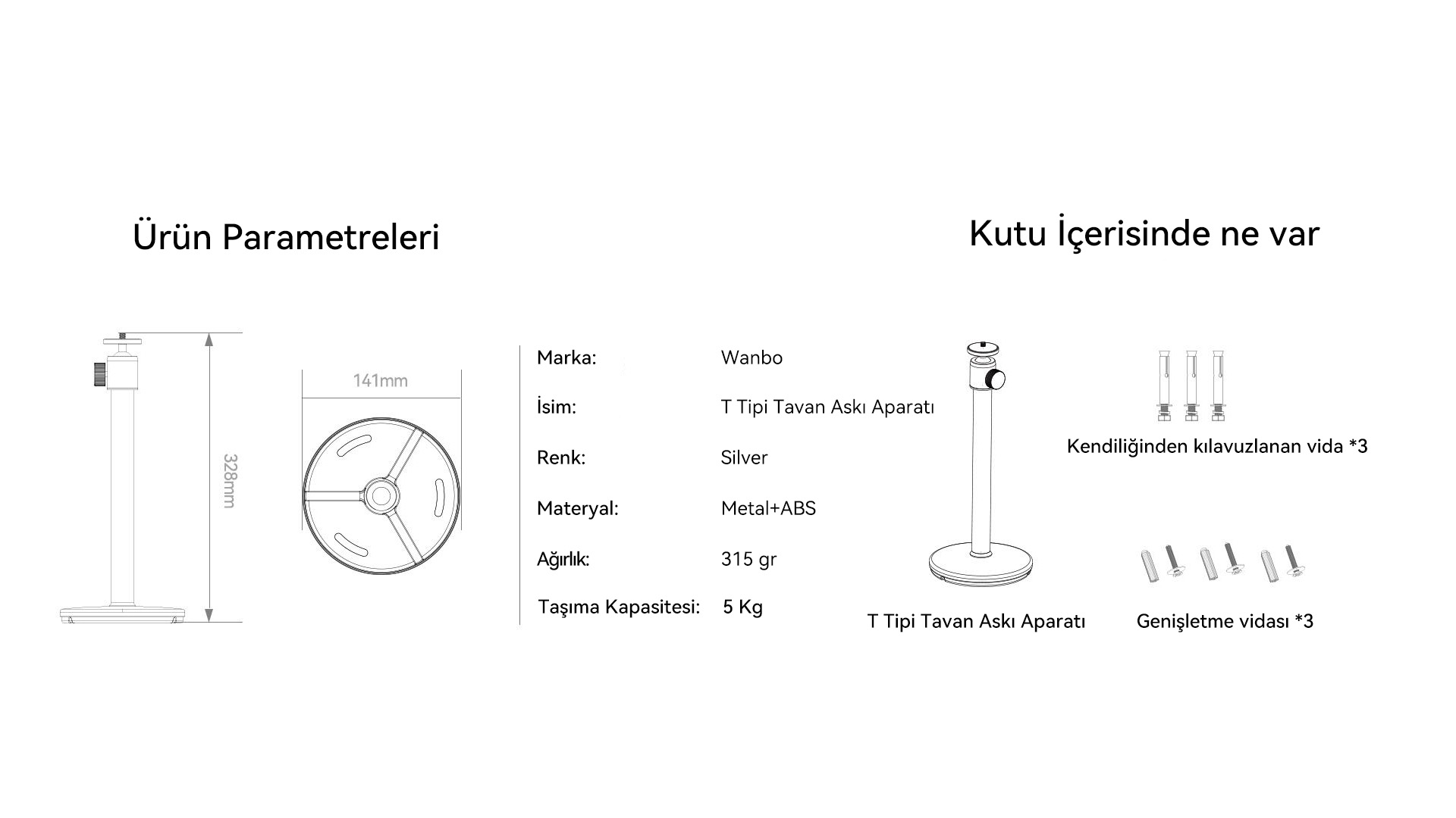 projeksiyon tavan askisi ozellikleri 9